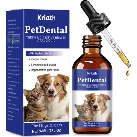 Gouttes orales douces et pratiques pour animaux de compagnie, adaptées à un usage quotidien – 50 ml (1/5)