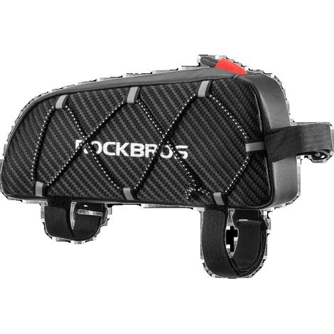 Bolsa para cuadro de bicicleta, gran capacidad, resistente al agua, 039BK, 0,9 L/a (1/2)