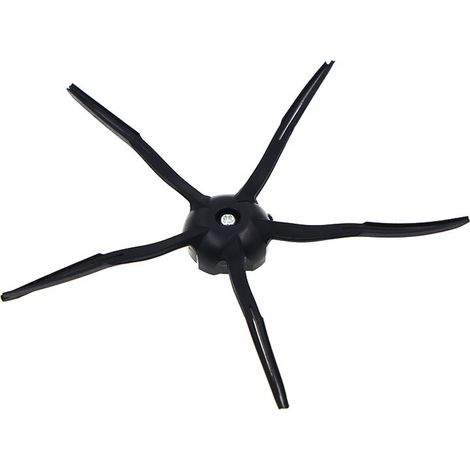Brosses Latérales Pentagone pour Robot Aspirateur Compatible Roborock S7 MaxV Ultra G10S Pro – Accessoires de Nettoyage de Remplacement 5 Pièces, Noir (1/5)