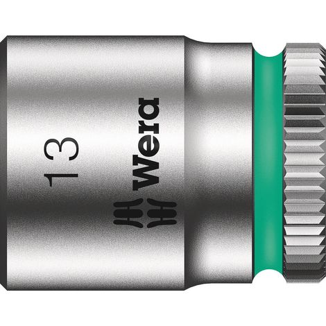WERA 05003512001 LLAVE DE VASO CON ARRASTRE, 1/4'', 13 MM (1/4)