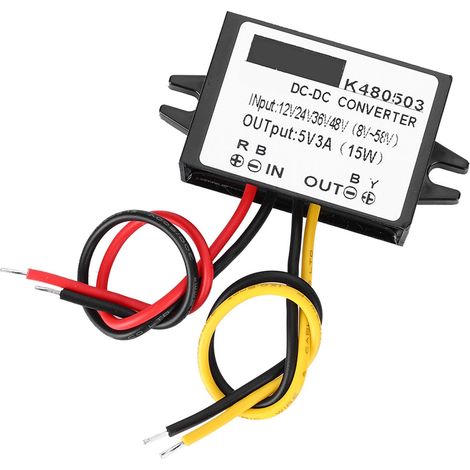 Module d'alimentation abaisseur de tension DC-DC 12V/24V/36V/48V vers 5V 3A (1/5)