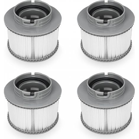 BEBUSINGOTO Lafiucy Ersatzfilter für Mspa Fd2089, Filterkartuschenpumpe für Schwimmbäder, Spas und Whirlpools, 4 Stück (1/5)