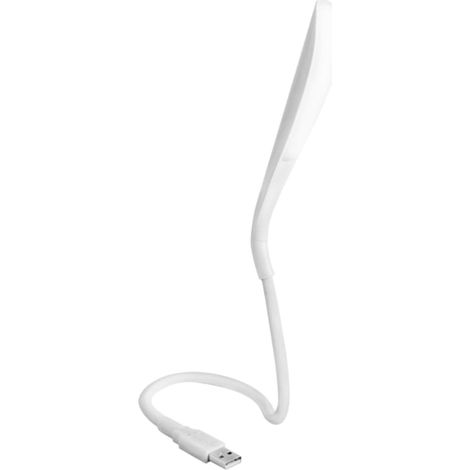 Lampe De Lecture Usb Flexible à Led Blanche, 3 Niveaux (1/5)