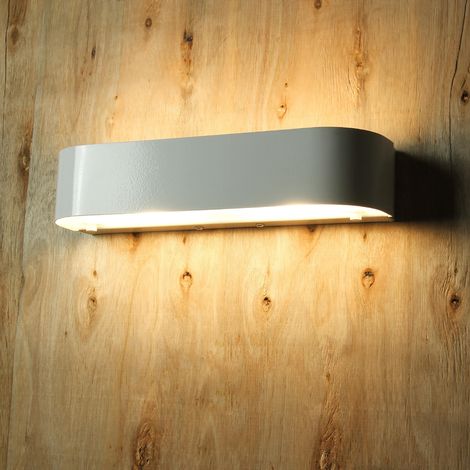 LED Wandleuchte Weiß Aluminium 3000 K Modern Wandlampe