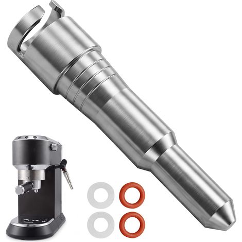 1mm Buse Vapeur Inox Machine Café 3 Trous Embout Mousseur Lait Cappuccino Embout Mousseur à Lait en Acier Inoxydable avec 3 Trous, Compatible avec Dedica ECP3420 EC680 EC685 (1/5)
