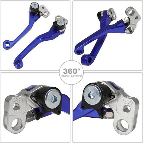 Two universal brake levers and handlebars for the Sur-Ron X electric off-road motorcycle.