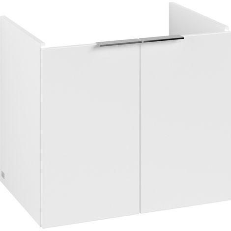VB Waschbeckenunterschrank Architectura 600x520x439mm Eckig White Matt