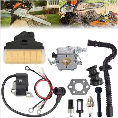 Kit carburateur pour tronçonneuse Stihl MS210 MS230 MS250, remplace Walbro WT-286, avec filtre et bougie