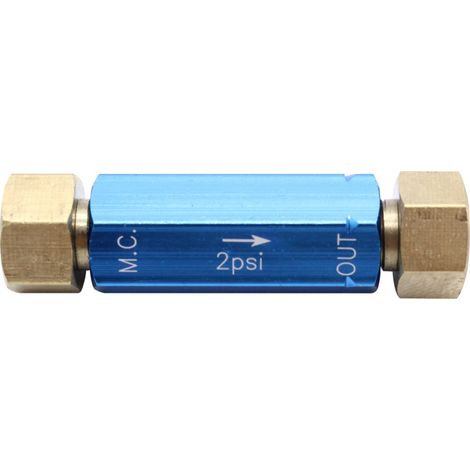 Restdruckregelventil für Scheibenbremsen, 2-Pfund-Druckventil, Rückschlagventil, blaue Spindel für Scheibenbremsen, 3/8-24"-Anschlüsse (1/5)