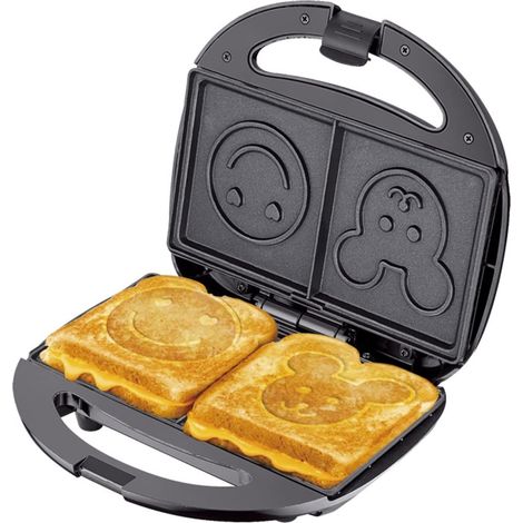 Applicateur à gâteau rotatif électrique réglable, grille-pain de cuisson double face multifonction pour la maison, machine à petit-déjeuner (1/5)