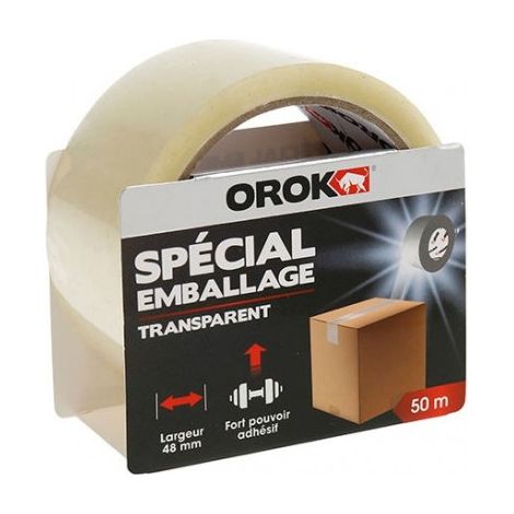 OROK - NASTRO SIF ADH DA AVVOLGIMENTO - NASTRO SIF ADH DA AVVOLGIMENTO TRASPARENTE, NASTRO DM SIF ADH DA NUOTO - 50M X 48MM - AL