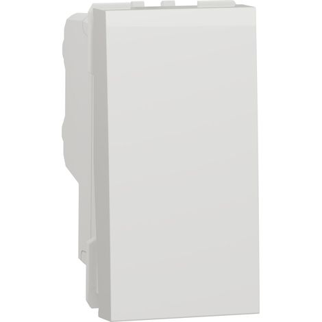 Interrupteur bipolaire 1 module 16A polaire SCHNEIDER NU316218 (1/5)