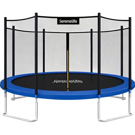 SereneLife Trampolin Ø244cm, ASTM-zertifiziert, Blau (1/5)