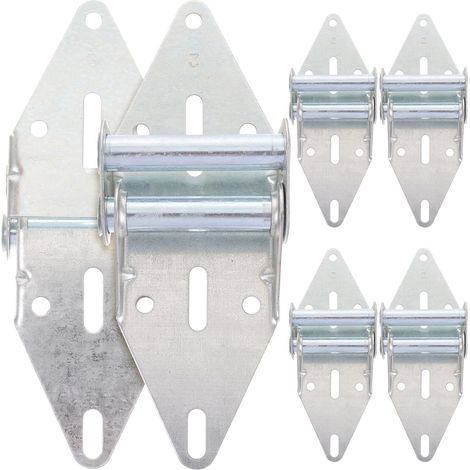 6 pièces Lot de Charnières pour Porte de Garage (1/5)