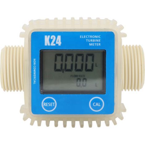 Digitaler Turbinen-Durchflussmesser, Kraftstoffpumpe, Chemikalien, Benzinmessgerät, K24, 1 Zoll (1/5)