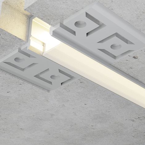 Profilé Aluminium Jut - 2 Mètres Aluminium - Ledme - LM3859