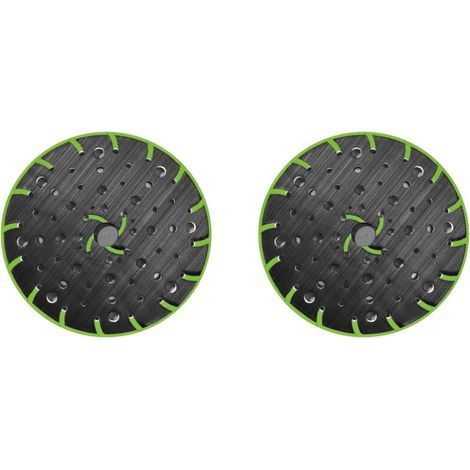 2 plateau de ponçage souple pour ponceuse excentrique Festool 150 mm –Filetage De Raccordement M8,Compatible Avec pour Festool Rotex RO, ETS 150 Etc,Patin de ponçage (1/5)