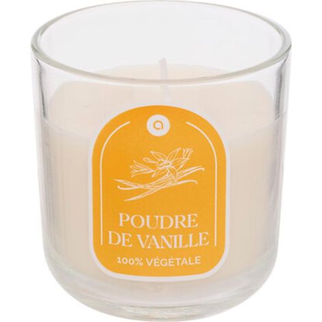 Bougie Parfumée en Verre "Floa" 115g Vanille (1/3)