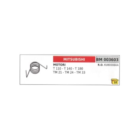 Molla saltarello avviamento MITSUBISHI decespugliatore T110 - T140 - T180 - TM21