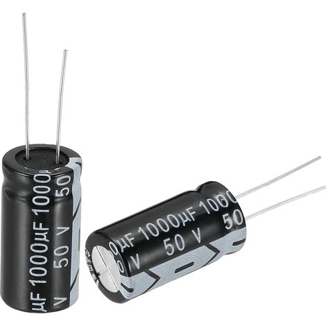 20Pcs 1000uF 50V 13x25mm Condensateur Électrolytique Pour TV VCD (1/5)