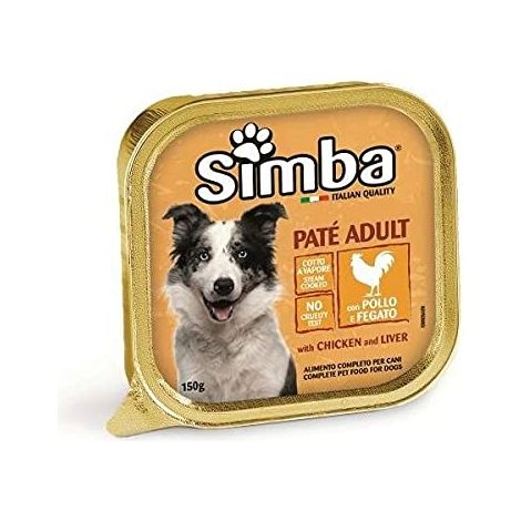 Alimento per Cani Adult' Pollo e Fegato Monge Pate 24 Pezzi 150 gr