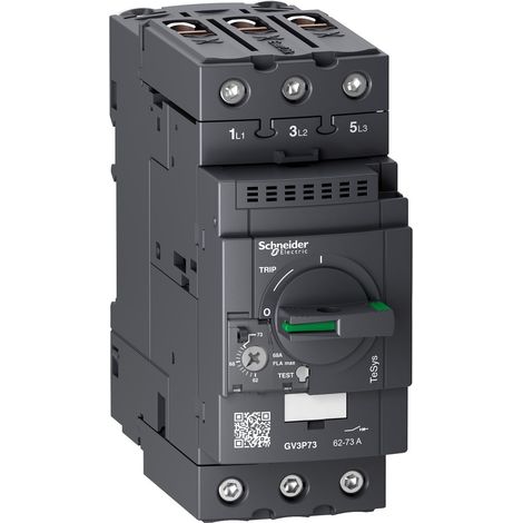 GV3P73 Schneider Motor Circuit Breaker 62-73 Amp, 73A (1/3)