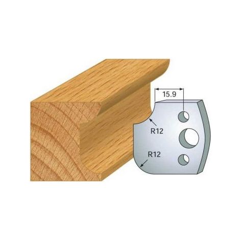 Leman - Jeu de 2 fers profilés acier Ht.40 mm N°176