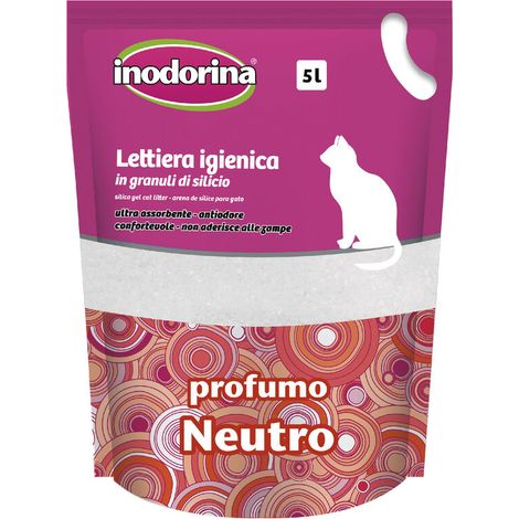 Sabbia per Gatti Inodorina Neutro Senza profumo 5 L