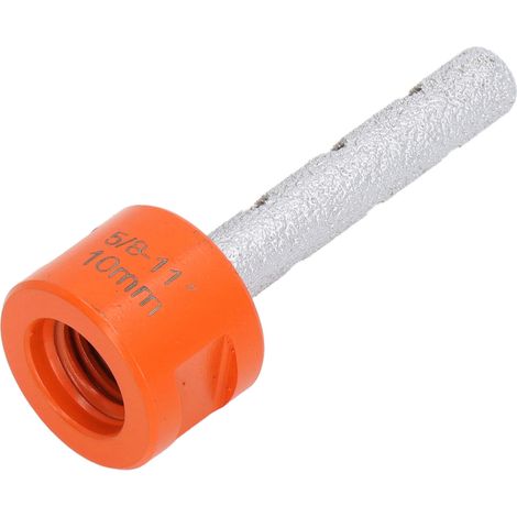Fraise diamantée pour agrandir, tailler et façonner les trous dans le granit et le quartz, 10 mm / 0,39 po (1/5)