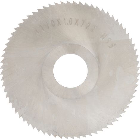 Lame de scie circulaire disque de coupe acier rapide outil fraise 110x1x27x72 dents (1/5)