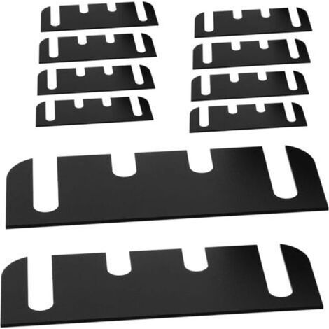 10 Pièces Kit de Cales Plastiques pour Charnières de Porte Espaceurs Polyvalents pour Meubles et Portes Intérieures Réparation et Alignement Facile pour Rénovation et Maintenance (1/5)