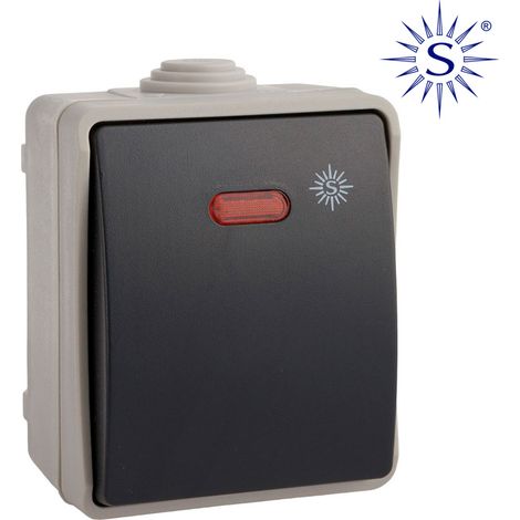 Pulsante luminoso a tenuta stagna IP54 (retrattile) Solera 3320IL