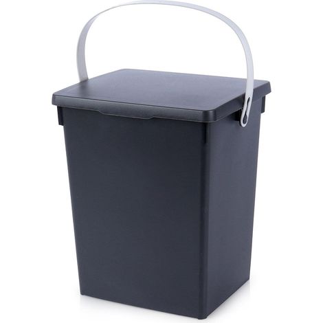 Schwarzer Aufbewahrungsbehälter 5,5 l (1/5)