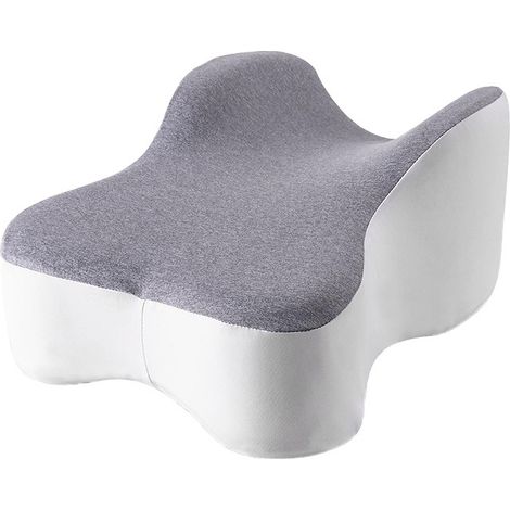 Oreiller de jambe en mousse à mémoire de forme pour les personnes dormant sur le côté - Soulagement des douleurs aux hanches, au dos et à la sciatique-AquaForge (1/5)