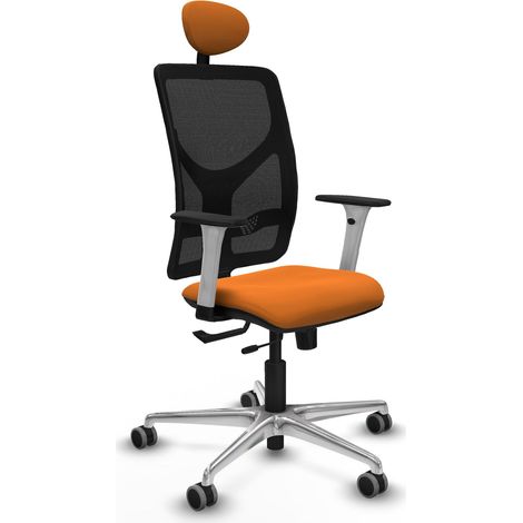 Chaise de bureau piqueras y crespo Motilla blanc support lombaire (1/2)