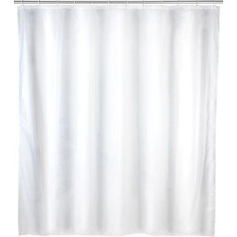 Cortina baño lisa 180x200cm pvc bl wenko 2 pz