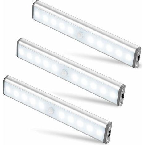 LED light, wireless, USB rechargeable, magnetic, motion sensor, 2 lighting modes, portable. Closet lights, portable emergency lights, night lights for children. (1/5)