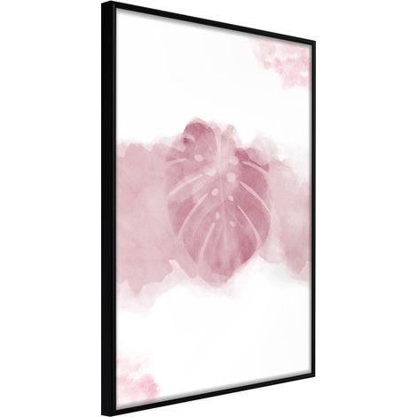 Affiche Murale Encadrée "Jungle Mist" 21 x 30 cm Noir