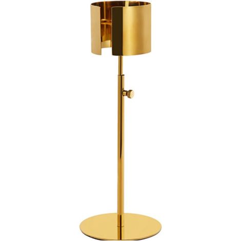 Manschettenständer für Kostümgeschäfte, Manschettenhalter aus Metall, höhenverstellbarer Armbandständer (Farbe: Gold-B)