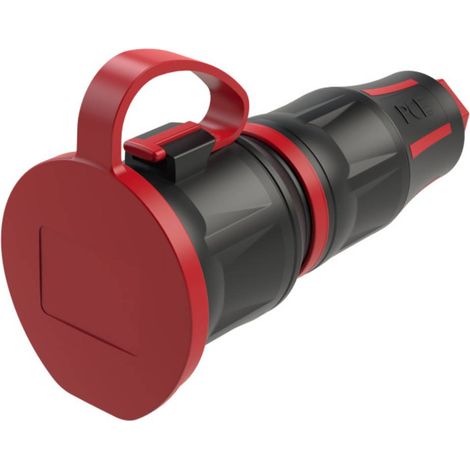 PCE 25711-sr Presa di sicurezza 250 V Nero/Rosso IP54 (1/3)