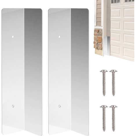 2 Pieces Protector Exterior Sealant Corner Garage Pieces Floor Frame (1/5)