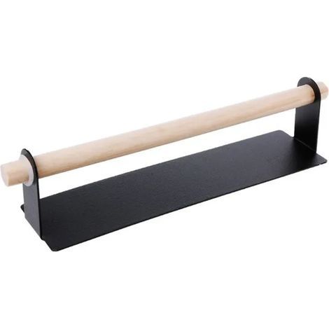 Support de papier rouleau auto-adhésif de cuisine mural porte-serviettes support de rangement cintre de tissu accessoires de salle de bain Support crochet-bk (1/4)