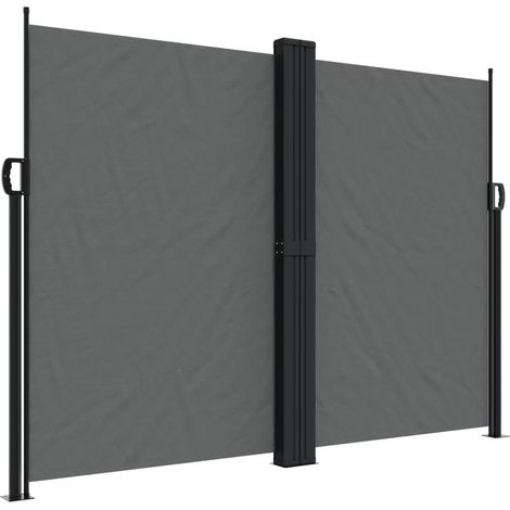 Maison Exclusive - Auvent latéral rétractable anthracite 180x600 cm