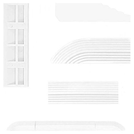 Lot de 5 rampes de seuil de porte pour aspirateur robot,Aide à l'escalade,Compatible avec tous les robots aspirateurs,Rampe d'entrée pour fauteuil roulant,Rampe de rechange pour portes de (1/4)