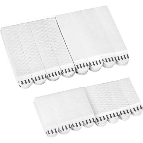 40 Paires Accroche Tableau Adhesif (16rande 16 moyenne), Accroche Murale Sans Percer pour Cadres Photos, Horloges Murales, Miroirs Muraux et plus encore (1/4)