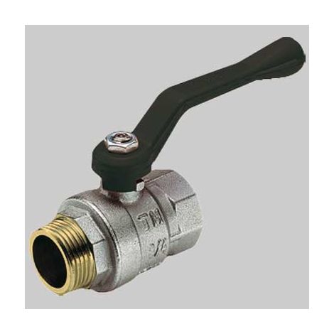 VALVOLE A SFERA PASSAGGIO TOTALE MF LEVA ALLUMINIO  1 PN 40     TIEMME