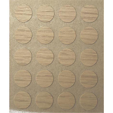 Cache-vis pvc - conditionnement : 100 - Décor : Blanc - ITAR (1/3)