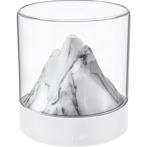 Difusor de aromaterapia Flame Mountain para el hogar, dormitorio, aromaterapia, humidificador de aceites esenciales, humidificación programada, difusor de aromaterapia (bais) (1/4)