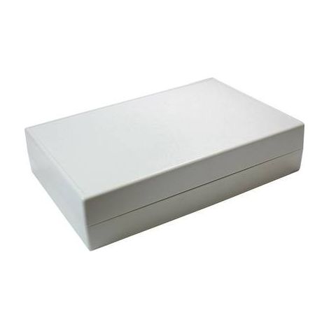 AXXATRONIC 3307 0016 SCATOLA DA TAVOLO ABS GRIGIO-BIANCO (RAL 7035) (LXLXH) 220 X 145 X 50 MM 1 PZ(I) (1/4)