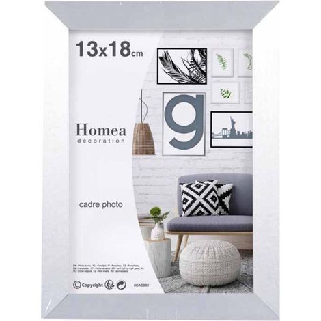 Cadre Photo Déco "Loft" 13x18cm Argent